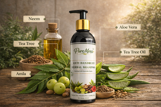 Ayurvedic Anti Dandruff Shampoo for Strong & Fresh Hair