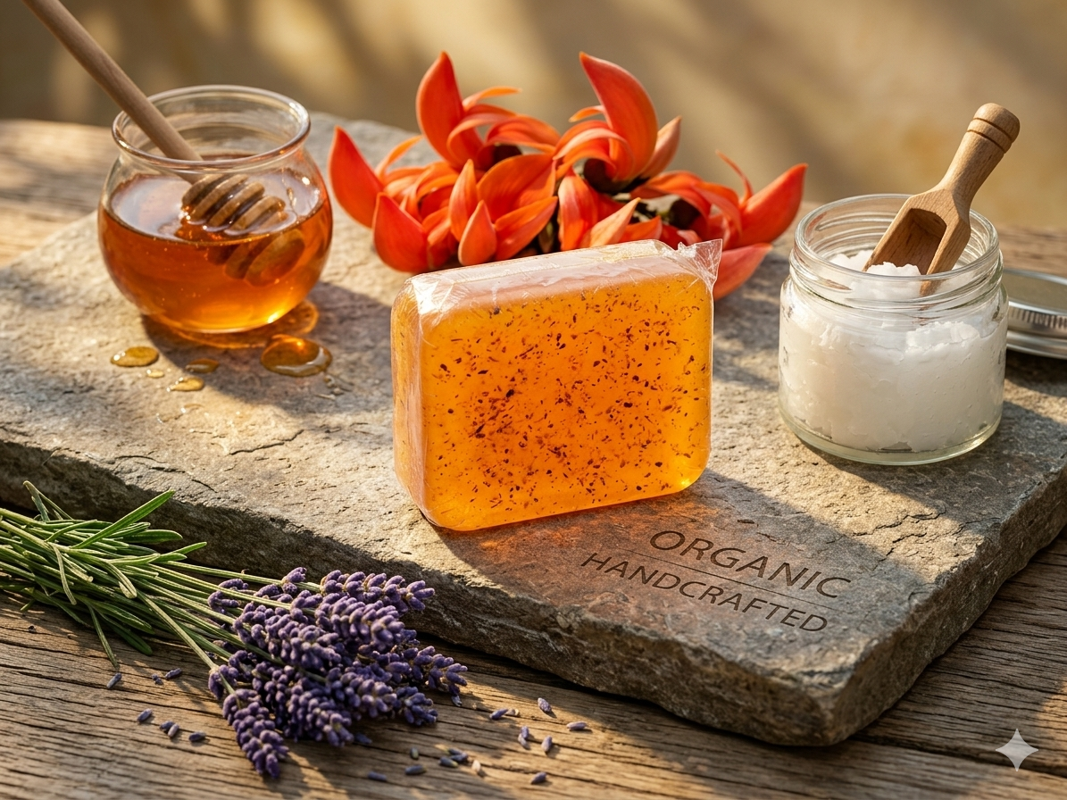 Handmade Kesudo Herbal Soap for Deep Cleansing & Hydration