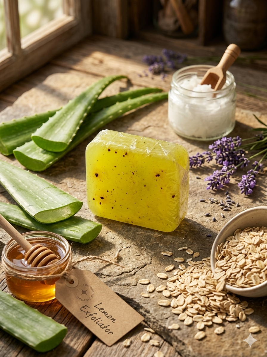 Natural Aloe Vera Herbal Soap for Soft & Fresh Skin