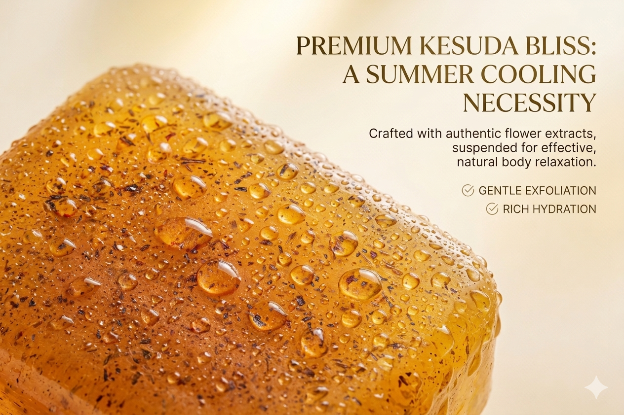 Handmade Kesudo Herbal Soap for Deep Cleansing & Hydration