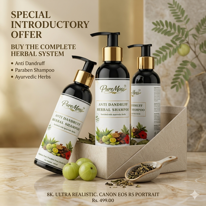 Ayurvedic Anti Dandruff Shampoo for Strong & Fresh Hair